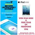 Freedome VPN and iPad Mini Giveaway