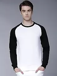 Buy HIGHLANDER Men White & Black Solid Sweatshirt - Sweatshirts for Men 7605352 | Myntra