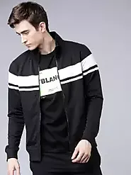 Buy HIGHLANDER Men Black & White Colourblocked Sweatshirt - Sweatshirts for Men 10759424 | Myntra