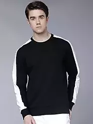 Buy HIGHLANDER Men Black Solid Sweatshirt - Sweatshirts for Men 7631834 | Myntra
