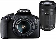 Canon EOS 1500D DSLR Camera Body Dual kit with EF-S 18-55 IS II + 55-250 IS II lens (16 GB Memory Card & Carry Case )...