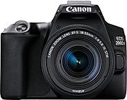 Canon EOS 200D II DSLR Camera Body with Single Lens 18 - 55 mm f/4 - 5.6 IS STM Price in India - Buy Canon EOS 200D I...