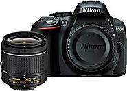 Nikon D5300 DSLR Camera Body with Single Lens: AF-P DX NIKKOR 18-55 mm f/3.5-5.6G VR Kit (16 GB SD Card + Camera Bag)...