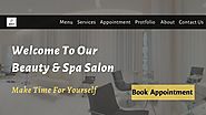 Beauty & Spa salon Website Design