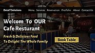 Cafe Restaurant Website Design