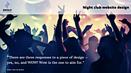 Night club web design