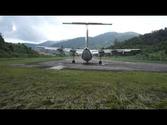 Amazing take off from Tioman Island, one of the dangerous airport in Malaysia, Dash 7