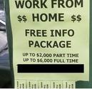 Work-at-home scheme