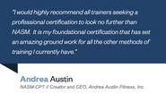 Personal Training Certification | NASM Certified Personal Trainer