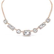 Crystal Necklaces For Women | Zirconia Crystal Necklaces - Niche Jewellery