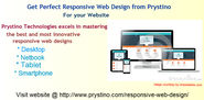 Get Perfect Responsive Web Design from Prystino