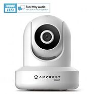 Amcrest 1080P WiFi Security Camera 2MP (1920TVL) Indoor Pan/Tilt Wireless IP Camera, Home Video Surveillance System w...