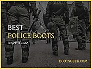 TOP 10 Best Police Boots Tested and Reviewed, Best Tactical Boots