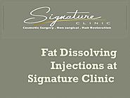 Get Aqualyx Injections To Reduce Excess Fat | Signature Clinic
