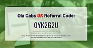 Check out Ola Cab UK referral discount code - 0YK2G2U and Shopping Discounts.