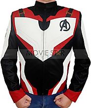 Captain America Quantum Suits Jacket | Avengers Endgame Quantum Leather Jacket