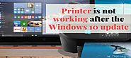 Printer not working after Windows 10 update | Printwithus