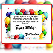 Birthday Wishes Greetings Cards With Name