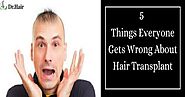 Going for hair transplant? Here are top 5 myths busted about it.