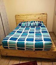 10 Easy DIY Wooden Pallets Bed Frame Ideas For Home - Sensod - Create. Connect. Brand.