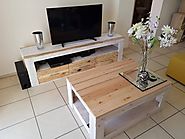 Unique Pallet TV Stand And Table Ideas For Drawing Room - Sensod - Create. Connect. Brand.