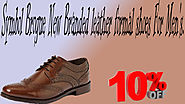 xclusiveoffer Symbol Brogue New Branded leather formal shoes For Men's.