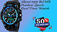 xclusiveoffer Skmei 1155 BLUE Outdoor Sports Dual Time Watch.