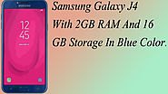 Xclusiveoffer Samsung Galaxy J4 With 2GB RAM And 16GB Storage In Blue Color.