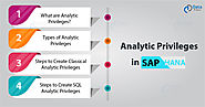 How to Create Analytic Privileges in SAP HANA - An Outstanding Guide - DataFlair