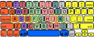 Online free typing lessons for Qwerty -US standard keyboard