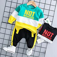 Infant Clothing For Baby Girls Boys Clothes Set Autumn Winter Newborn Dress T-shirt+Pants Outfits Suit Costume