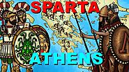 Athens vs Sparta (Peloponnesian War explained in 6 minutes)