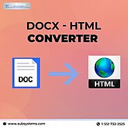 Click and Convert DOCX into HTML with DOCX - HTML Converter