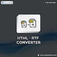 Upload and Convert Your HTML file into PDF with HTML RTF Converter