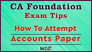 How To Attempt CA Foundation Accounts Paper | CA Foundation 2019