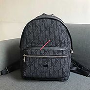 Dior Oblique Backpack Black