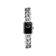 2. Chanel Premiere Black Dial Bracelet Watch With Diamond Dial