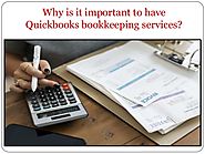 Why is it important to have quickbooks bookkeeping services