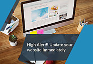 High Alert Update your website immediately