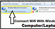 How to Connect Wifi With Windows 7, Computer/Laptop.