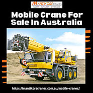 How to make the right choice with used mobile crane for sale in Australia?