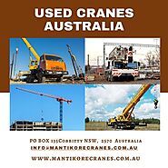 Know the many benefits of used cranes for sale in Australia