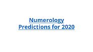 Numerology predictions for 2020