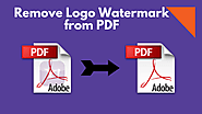 How to Remove Watermark Logo From PDF Files – Erase Image Watermarks