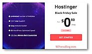 Hostinger Black Friday Deal 2019 ⇒ Get 90% Discount on Hosting [Live!]