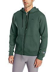 Champion Men's Power Blend Sweats Fleece Zip Hoodie Jacket S0891 Green – My Discontinued Bra