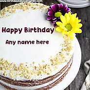 Create Happy Birthday Cake With Name Image
