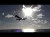 Amazing Nassau Bahamas Visual Approach and Landing Rwy14 MD80 HD 2012