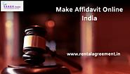 Make Affidavit Online India