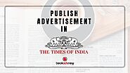 Publish Advertisement in Times of India Newspaper Online via Bookadsnow